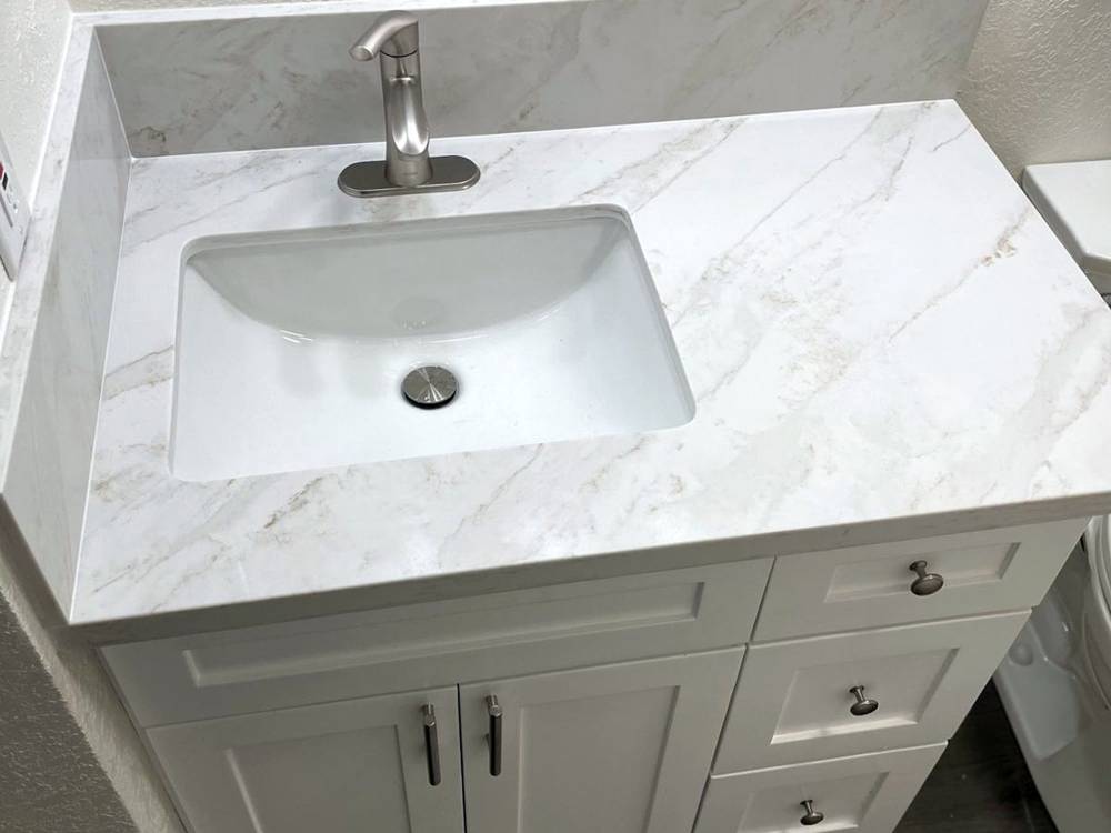 Finished bathroom