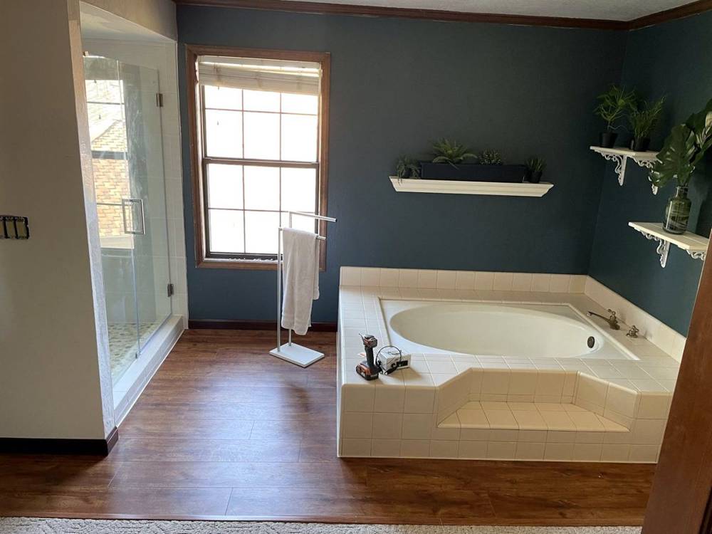 Finished master bath